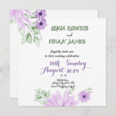 Blumenzwiebelblumen Save The Date (Vorne/Hinten)