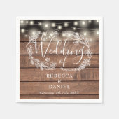 Blumenzwiebelblumen Serviette (Vorderseite)