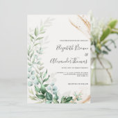 Blumenzwiebelblüten Einladung (Stehend Vorderseite)