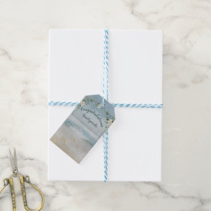 Blumenzwiebelbogen mit Nautical Net Geschenkanhänger