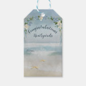 Blumenzwiebelbogen mit Nautical Net Geschenkanhänger (Vorderseite)