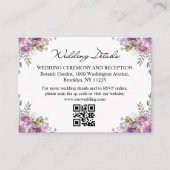 Blumenzwiebeldetails uAwg qr-Code Begleitkarte (Vorderseite)