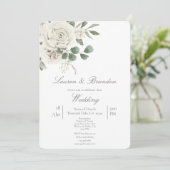 Blumenzwiebeleinladung Einladung (Stehend Vorderseite)