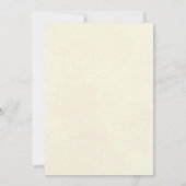 Blumenzwiebeleinladung Elfenbein Rosa Bordeaux Einladung (Rückseite)