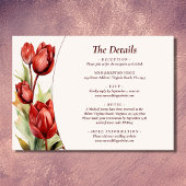 Blumenzwiebelflorenszettel Begleitkarte