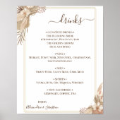 Blumenzwiebelgetränke Poster (Vorne)