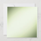 Blumenzwiebelgrün Einladung (Rückseite)