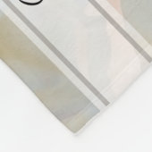 Blumenzwiebelhochzeit Fleecedecke (Ecke)