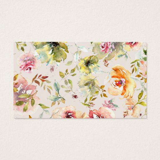 Blumenzwiebelhochzeit im Sommer Dankeschön Karte (Rückseite)