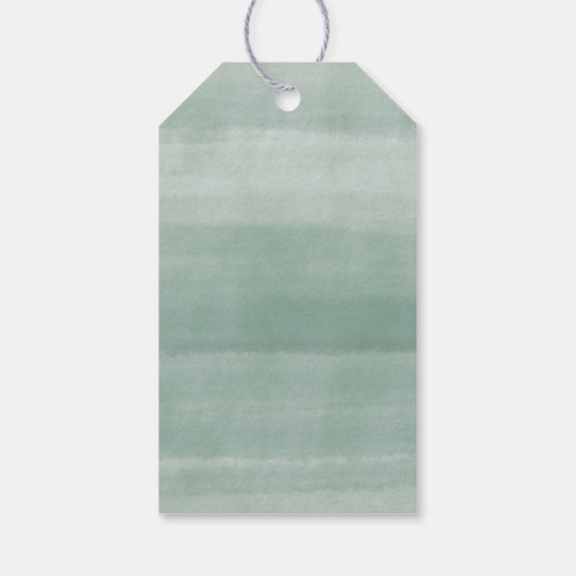 Blumenzwiebelhochzeit im Sommer Vielen Dank Geschenkanhänger (Rückseite)