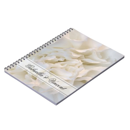 Blumenzwiebelhochzeit Notizblock (Linke Seite)