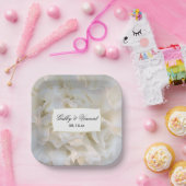 Blumenzwiebelhochzeit Pappteller (Party)