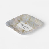 Blumenzwiebelhochzeit Pappteller (Gewinkelt)