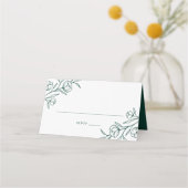 Blumenzwiebelhochzeit Platzkarte (Vorderseite)