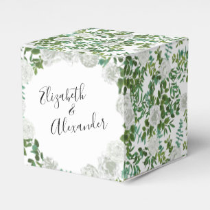 Blumenzwiebelhochzeit von Weißen Rose Geschenkschachtel