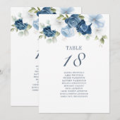 Blumenzwiebelkarte Tischnummer 18 (Vorne/Hinten)