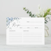 Blumenzwiebelkarten mit Blumenmuster-Brautparty Einladung (Stehend Vorderseite)