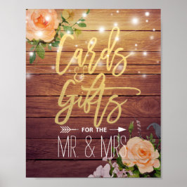 Blumenzwiebelleuchten Karten Geschenke Hochzeitsze Poster