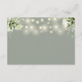 Blumenzwiebelleuchter Begleitkarte (Rückseite)