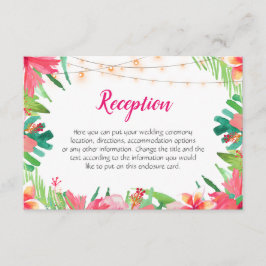 Blumenzwiebellichter Begleitkarte