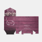 Blumenzwiebellichter Rustikale Hochzeit aus Rotem  Geschenkschachtel (Ungefaltet)