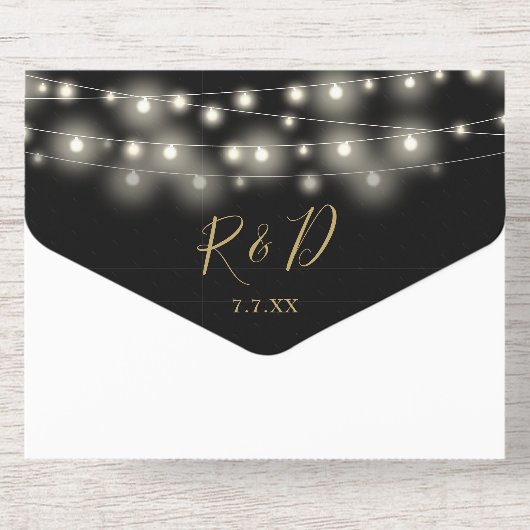 Blumenzwiebeln All-in-One-Einladung (Rückseite)