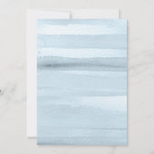 Blumenzwiebeln Anker Hochzeitsempfang Einladung (Rückseite)