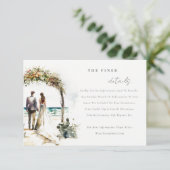 Blumenzwiebeln Arch Beach Seascape Details zur Hoc Begleitkarte (Stehend Vorderseite)