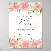 Blumenzwiebeln Bitte unterschreiben Sie unser Gäst Poster (Vorne)