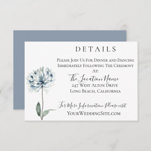 Blumenzwiebeln Einladung (Vorne/Hinten)