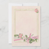 Blumenzwiebeln Einladung (Rückseite)