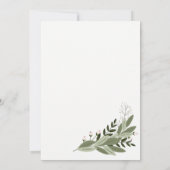 Blumenzwiebeln - Einladung zur Hochzeit (Rückseite)