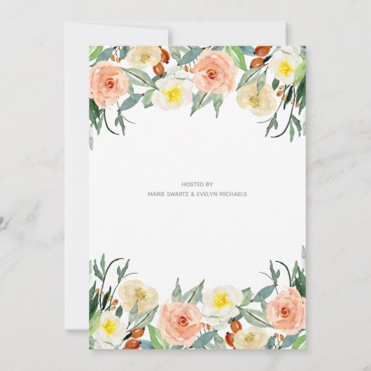 Blumenzwiebeln für Kinder Einladung (Rückseite)