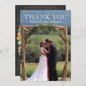 Blumenzwiebeln im Chalkboard DANK IHRER Karte (Vorne/Hinten)