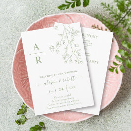 Blumenzwiebeln in der grünen Linie Programm