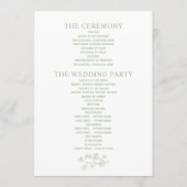 Blumenzwiebeln in der grünen Linie Programm (Rückseite)