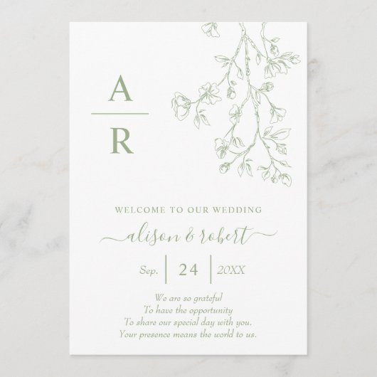 Blumenzwiebeln in der grünen Linie Programm (Vorderseite)