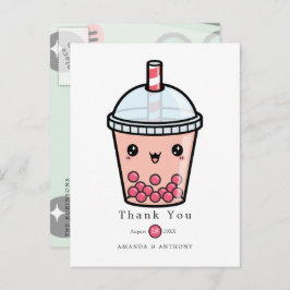 Blumenzwiebeln in Grün und Weiß Postkarte