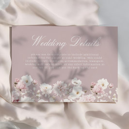 Blumenzwiebeln in Rosa und Blütengarten Begleitkarte