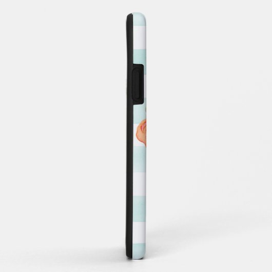 Blumenzwiebeln Minze Rosa gestrichen mit Name Case-Mate iPhone Hülle (Hinten/Rechts)