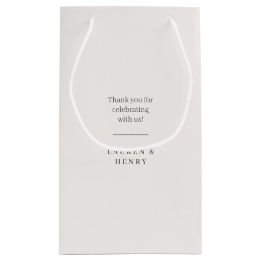 Blumenzwiebeln mit Wappen Kleine Geschenktüte (Rückseite)