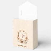 Blumenzwiebeln mit Wappen Monogram Geschenkschachtel (Geöffnet)