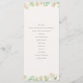 Blumenzwiebeln mit Wappen Programm (Rückseite)