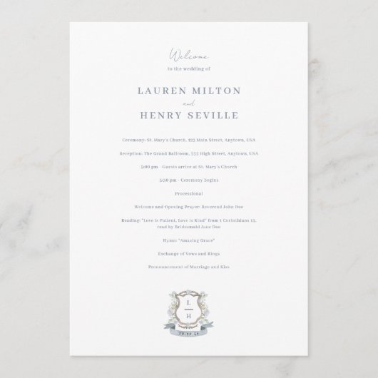 Blumenzwiebeln mit Wappen Programm (Vorderseite)