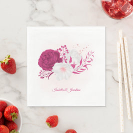 Blumenzwiebeln Serviette