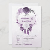 Blumenzwiebeln und Blumenzwiebeln Einladung (Vorderseite)