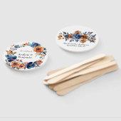 Blumenzwiebeln und Orangefarbene Hochzeiten Fächer (Non-assembled)