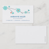 Blumenzwiebeln, Verbindungskarten / Telefonnummerkarte (Vorne/Hinten)