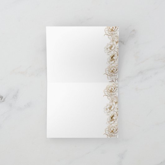 Blumenzwiebeln Weißer Golden Traumstrecke Airolo - Dankeskarte (Innenseite)