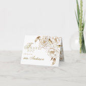 Blumenzwiebeln Weißer Golden Traumstrecke Airolo - Dankeskarte (Vorderseite)